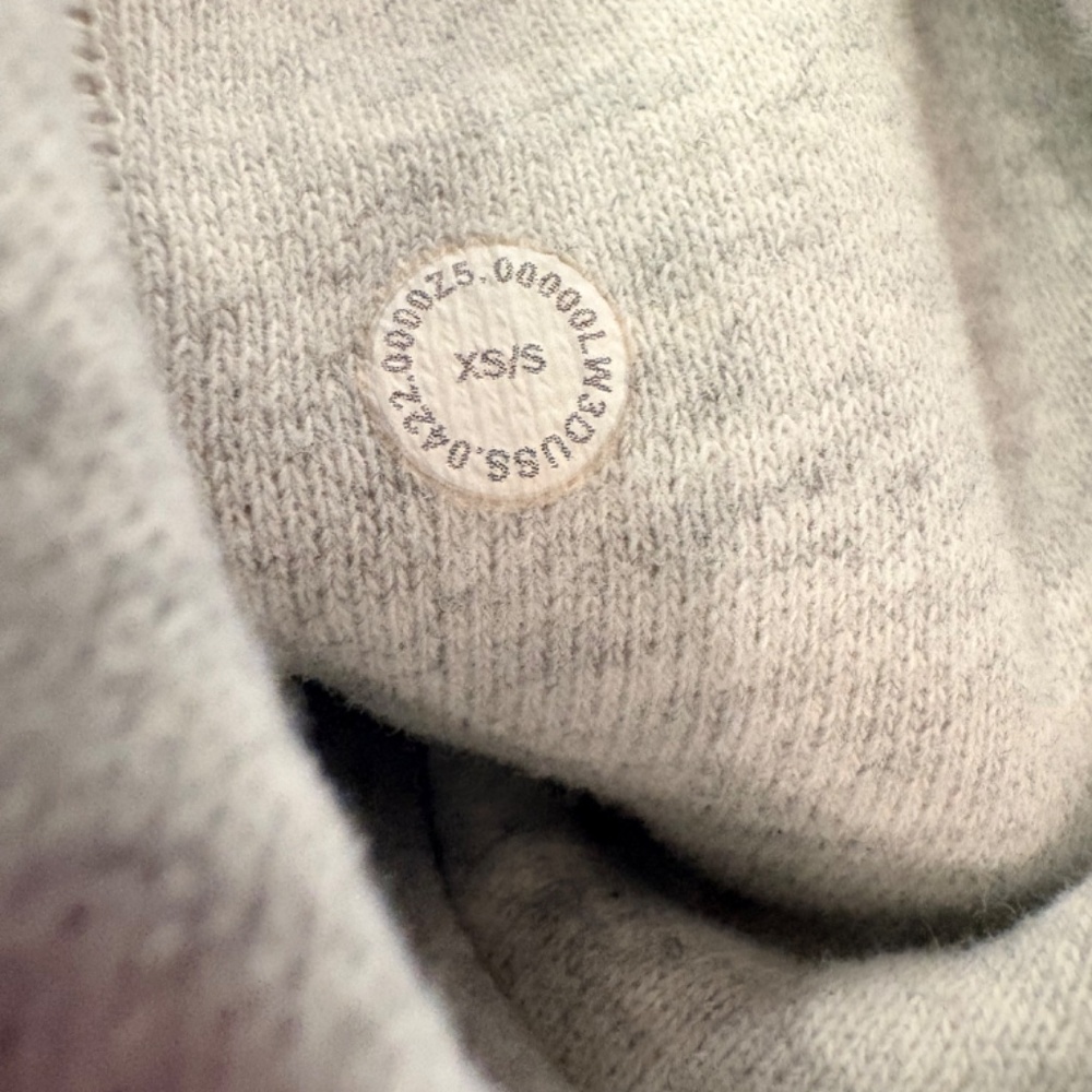 Lululemon Scuba Cropped Half Zip Hoodie Heathered Grey XS/S - Picture 7 of 7